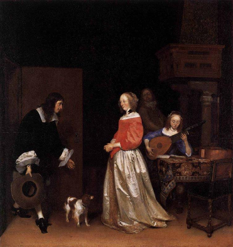 Gerard ter Borch the Younger The Suitors Visit